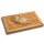 DEKOFANT Brotschneidebrett BROTLIEBE aus Buche mit Krümelfang/Auffangschale und praktischer Krümelrille 40x25x2 cm