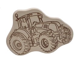 Frühstücksbrettchen Traktor Bulldog NEU – Ahornholz 30×20×1,5 cm
