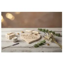 Herzbrett mit Sprüche Glück ist wenn das Herz atmet, der Verstand tanzt, & die Augen lieben – 24x24x1,5cm Ahorn Holz Herz Deko – Dekofant