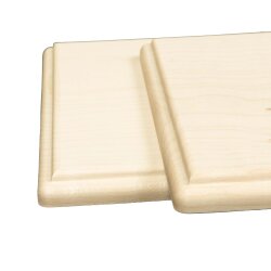 DEKOFANT Türschild antik Ahorn 19,5x14,5x1cm  2er Set