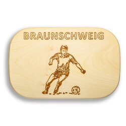 Frühstücksbrettchen Motiv Fussball Braunschweig...