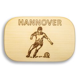 Frühstücksbrettchen Motiv Fussball Hannover...