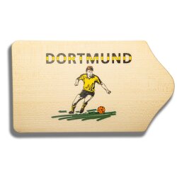 DEKOFANT Frühstücksbrettchen Fussball Dortmund farbig...