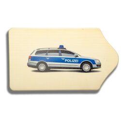 DEKOFANT Frühstücksbrettchen Polizei Auto...