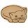 DEKOFANT Frühstücksbrettchen Kinder mit WUNSCHNAME personalisiert Holz Brett Motiv Katze liegend Frühstücksbrett Kinder ca 29x21x1,5cm