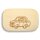 Frühstücksbrettchen Motiv Auto 25x16x1,5cm eckig Ahorn personalisiert