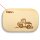 Frühstücksbrettchen Motiv LKW Kinder 25x16x1,5cm eckig Ahorn personalisiert